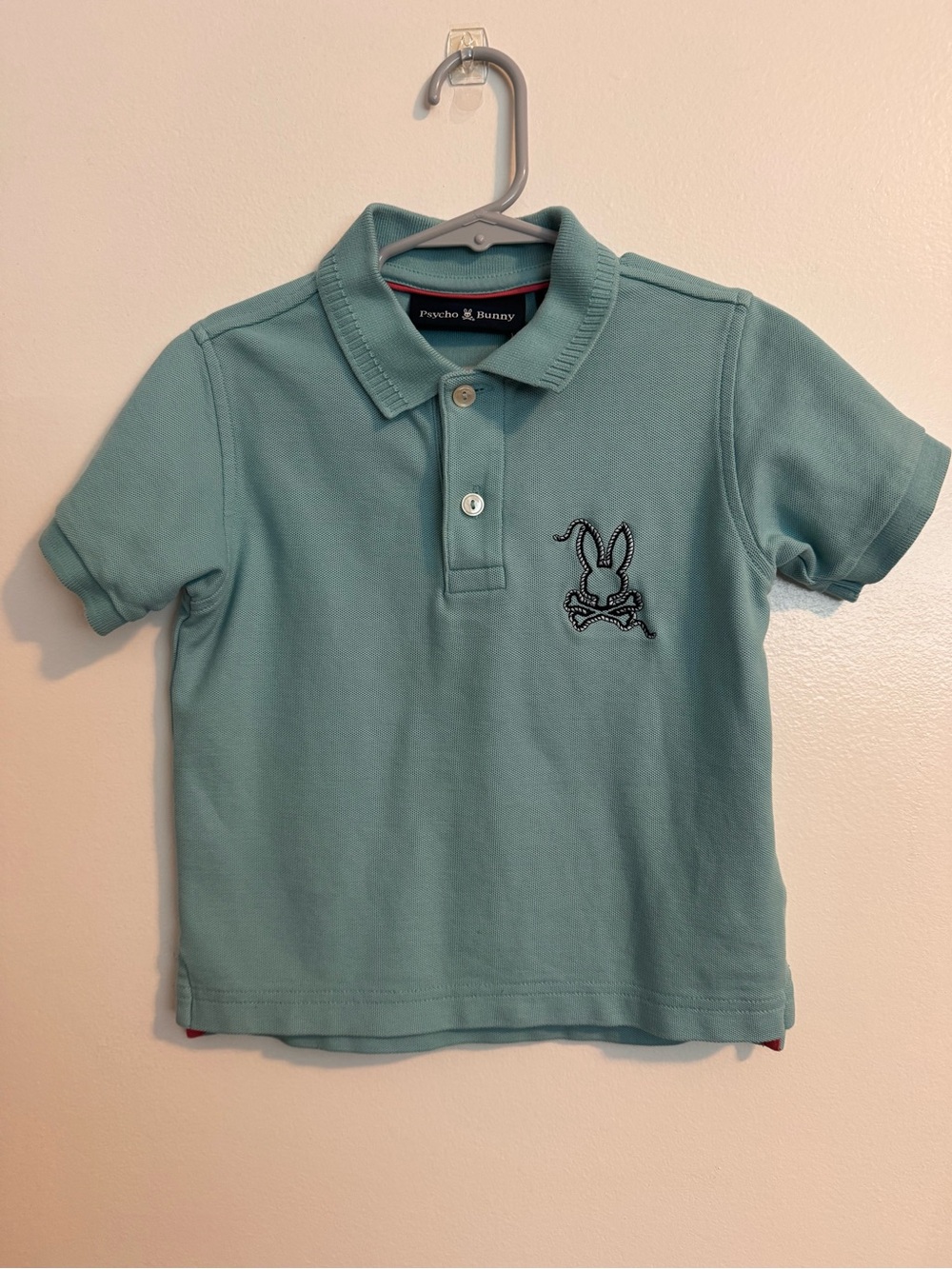 Psycho Bunny Kids Polo in Seafoam
